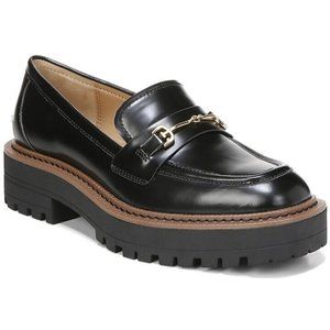 Sam Edelman Laurs women's black chunky Leather Loafers Size 7.5